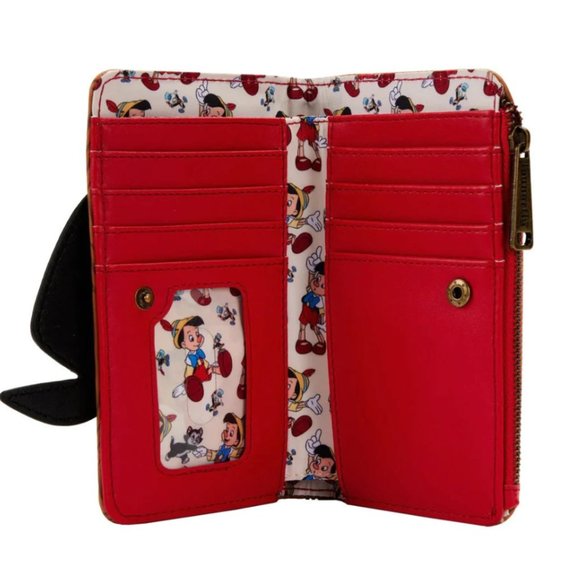 Loungefly Disney Pinocchio Marionette Mini Backpack and Wallet